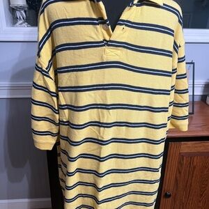 EUC-Haggar Men’s Stripped Polo